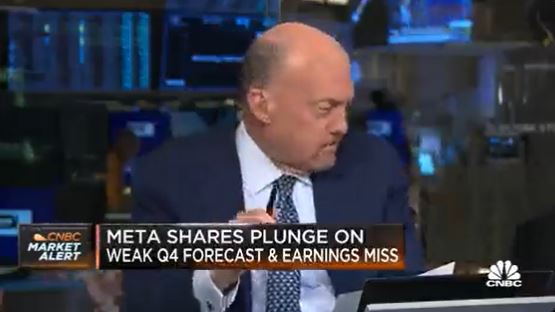 Jim Cramer Begins To Cry And Apologizes For Being Wrong On $META ...