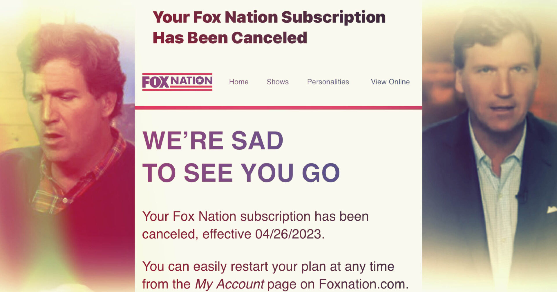 Outraged patriots cancel Fox Nation subscriptions in droves in wake of Tucker news... here's how to cancel yours... - Revolver News