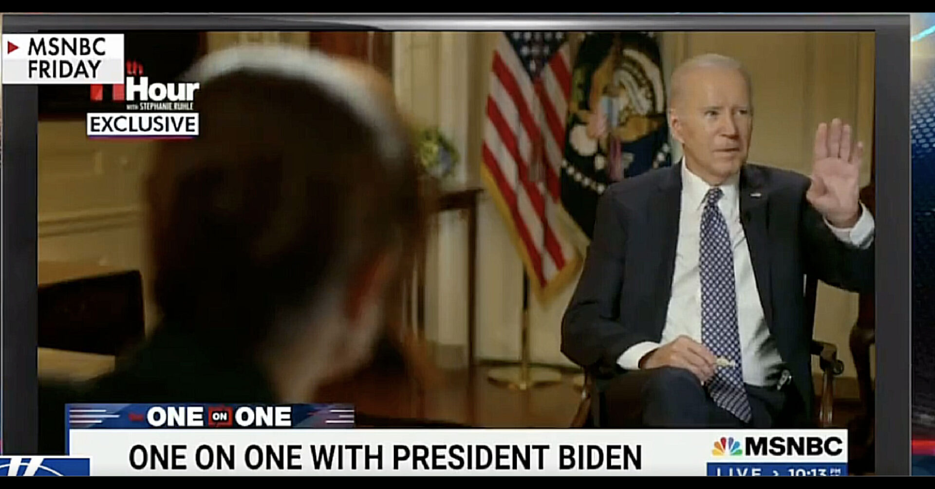 Biden Staffer Frantically Intervenes During Tough MSNBC Interview: "You ...