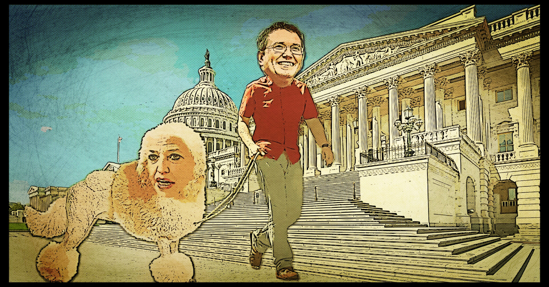 Thomas Massie WALKS Debbie Wasserman-Schultz like a POODLE…