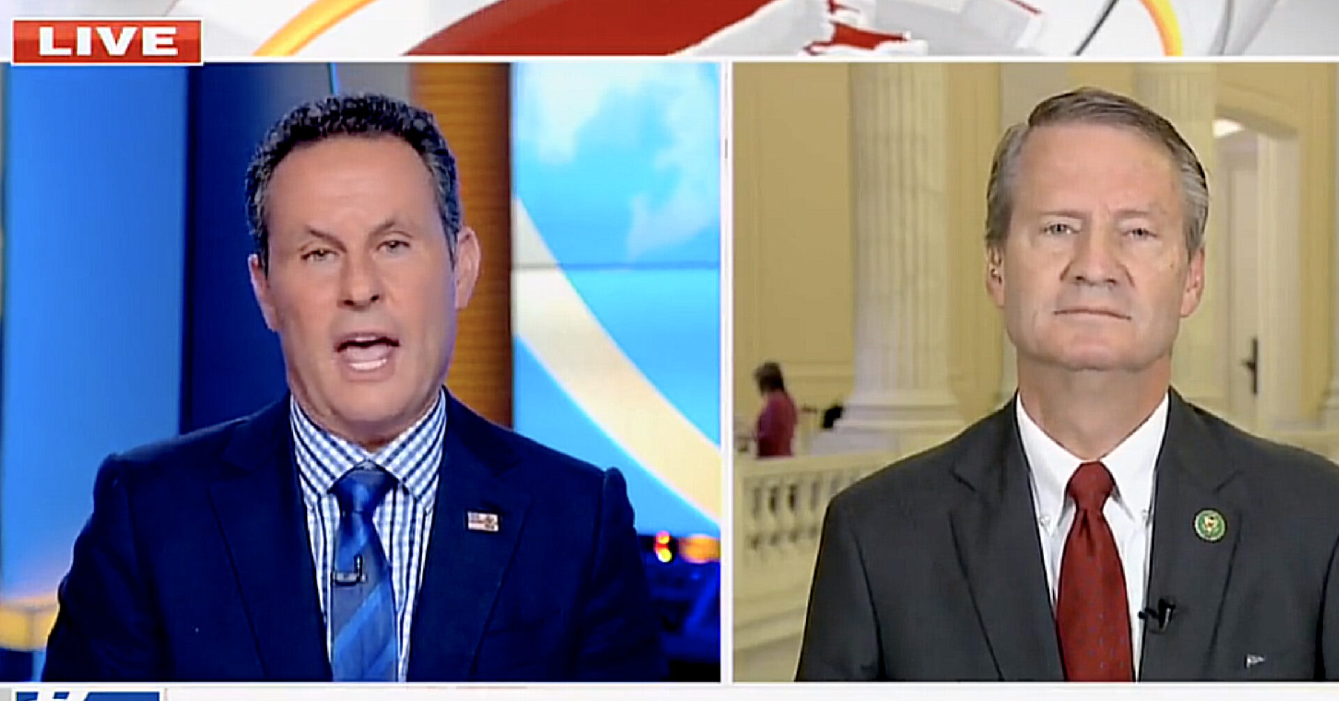 Fox News Host Brian Kilmeade Loses It On Air Mocks Congressman For Praying Over Decision To