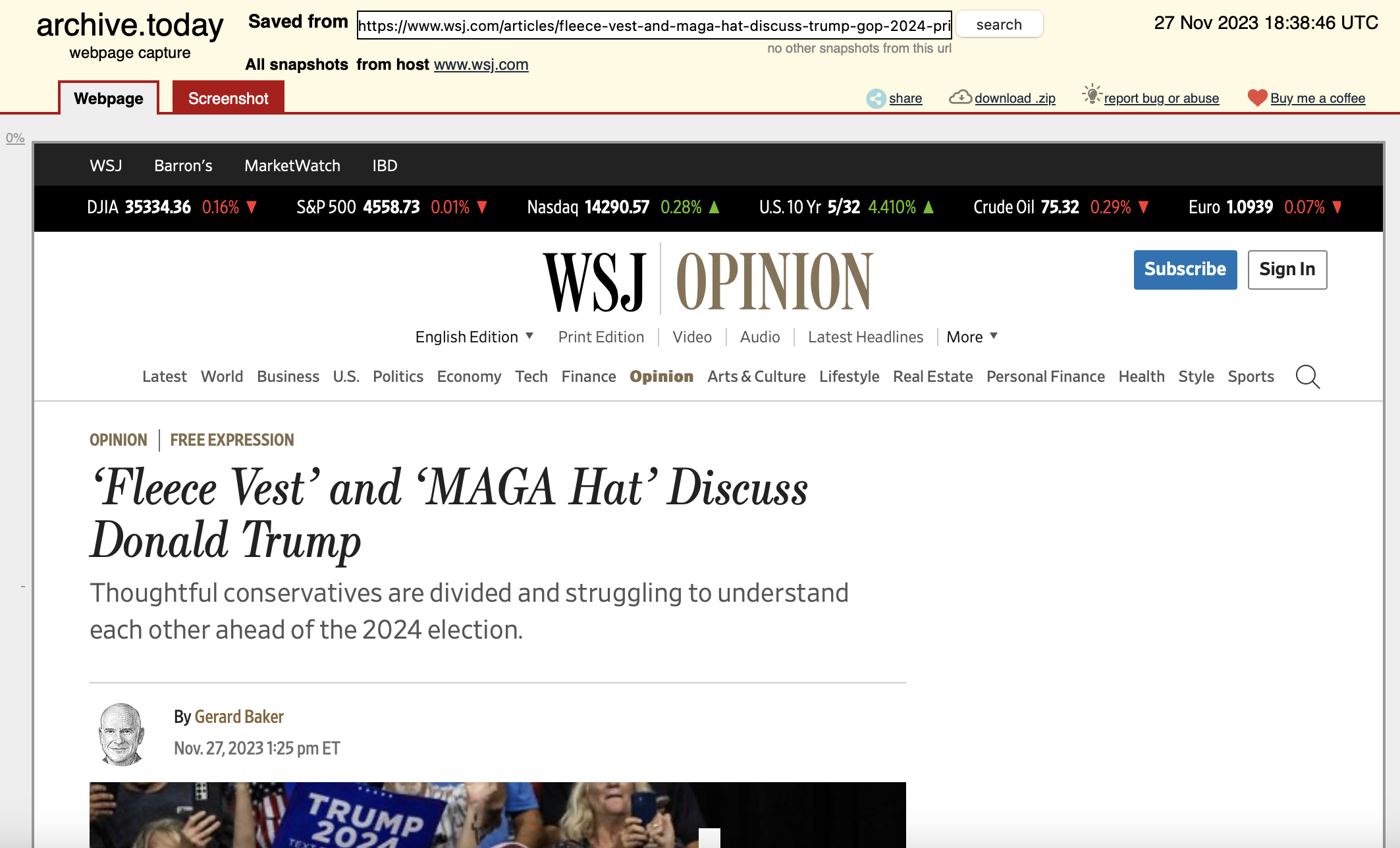 ‘Fleece Vest’ vs. ‘MAGA Hat’ conservatives on Donald Trump ...