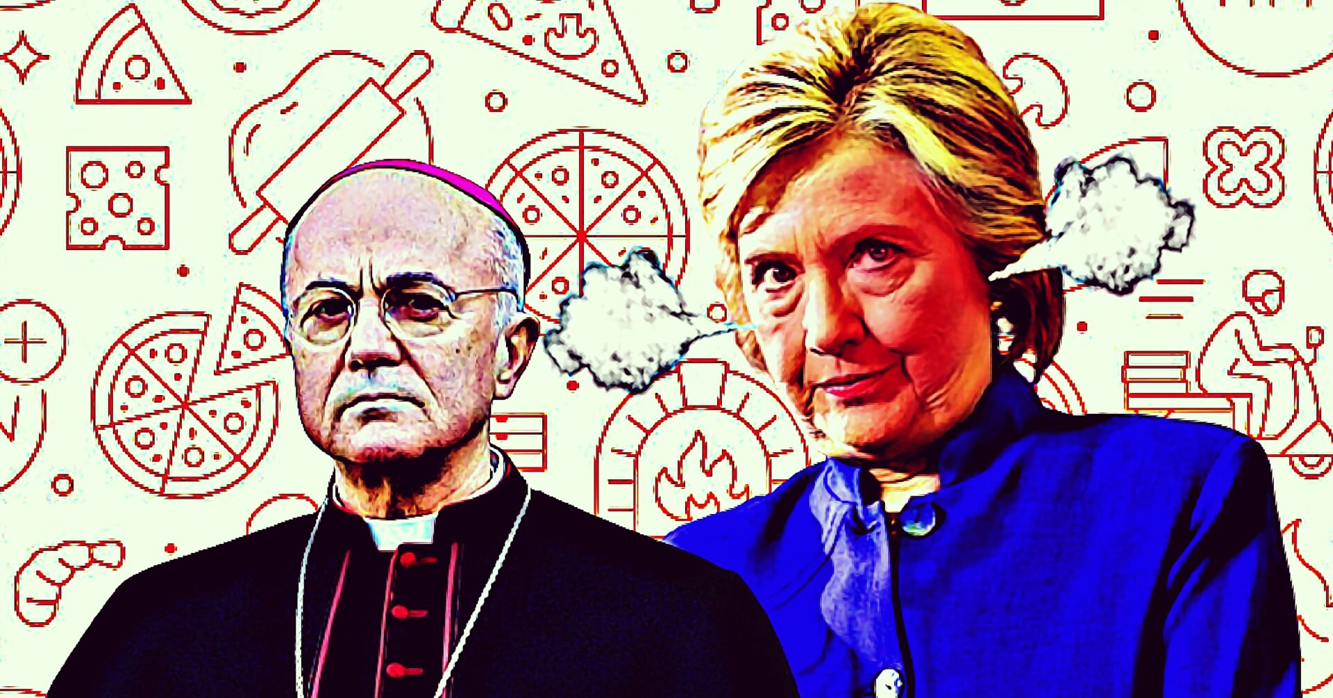 Archbishop Carlo Maria Viganò better sleep with BOTH eyes open after he links Hillary to Pizzagate... - Revolver News