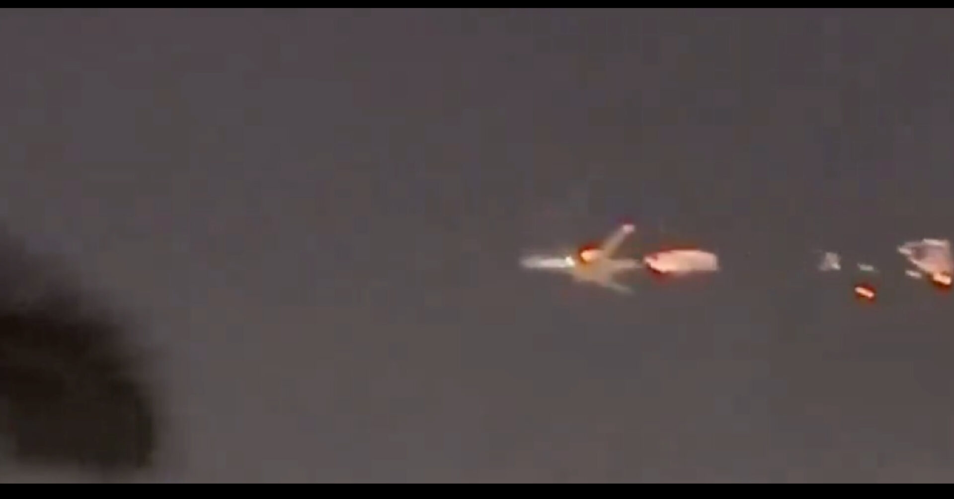 Disturbing DEI link to Boeing 747 plane on fire in the skies above ...