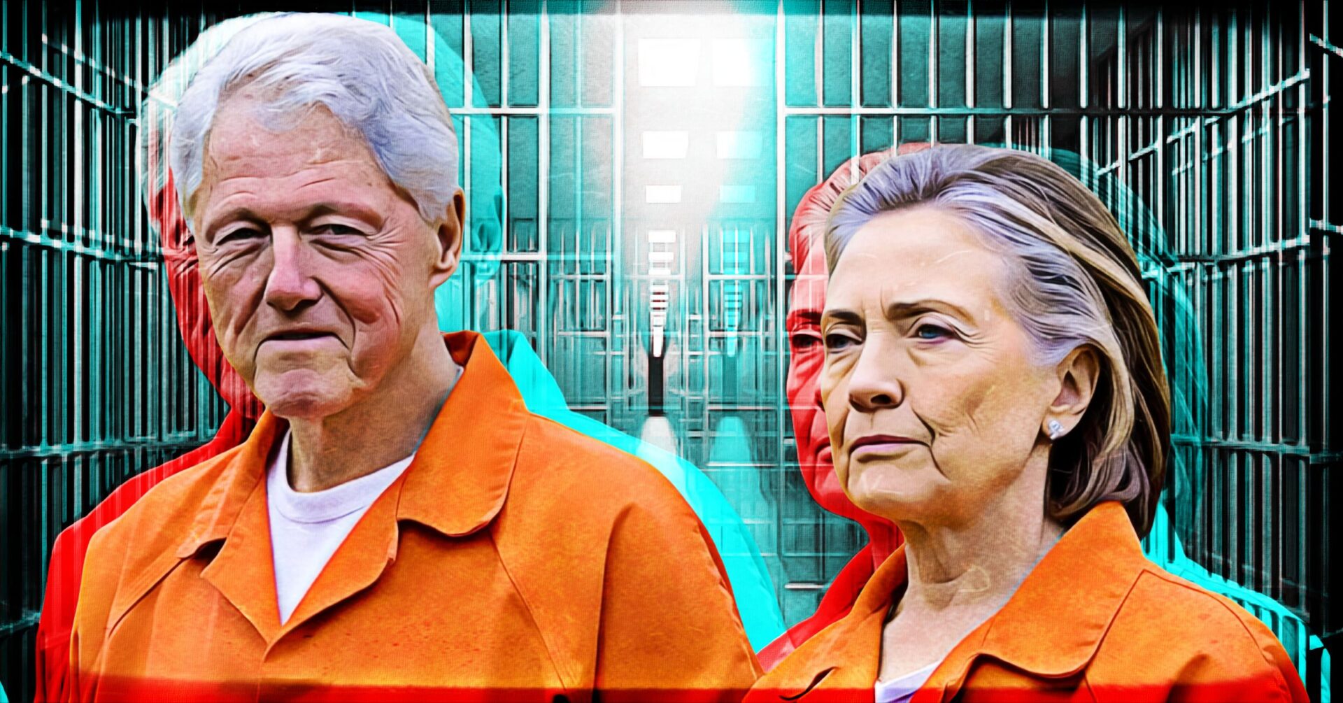 The 'dirty duo' ditch democracy and run for the hills. It's time to lock up Bill and Hillary...